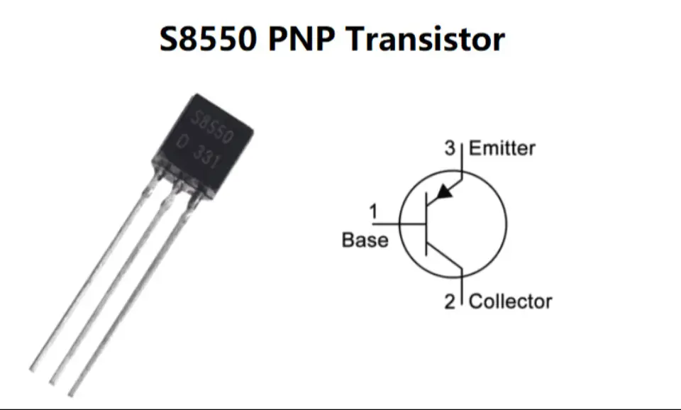 S8550 Transistor Datasheet, Pinout, Circuit and Uses