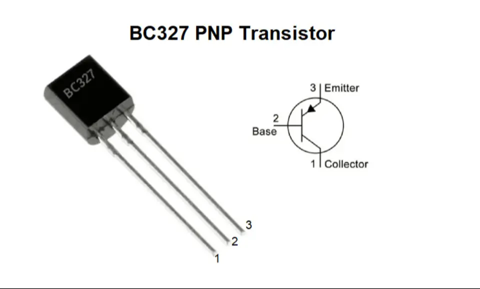 BC327 PNP Transistor Pinout, Datasheet, Circuit, Equivalent & Uses